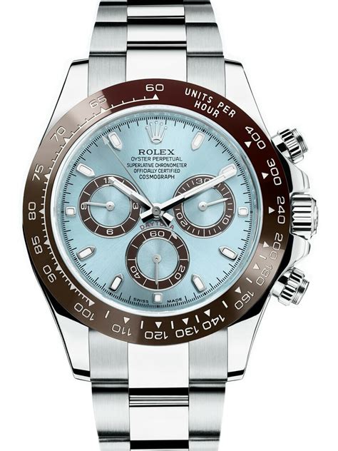 rolex cosmograph daytona ice blue mens watch price